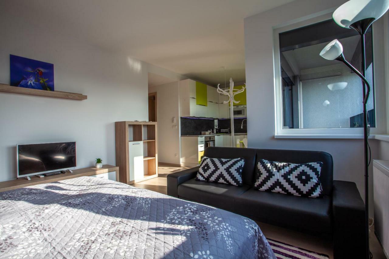 Air-Conditioned City View Apartment 24H Check-In 布拉迪斯拉发 外观 照片