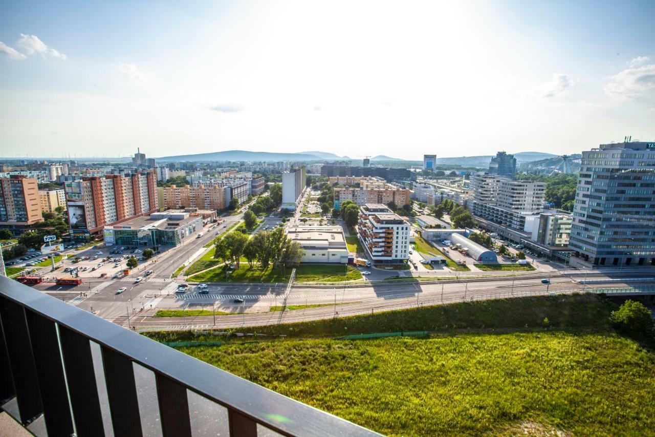 Air-Conditioned City View Apartment 24H Check-In 布拉迪斯拉发 外观 照片